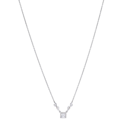 Silver Necklace with Cubic Zirconia
