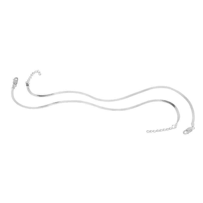 Swanya Silver 925 Sterling Silver Anklet Gifts for Women and Girls | With Certificate of Authenticity and 925 Stamp | 6 Months Plating Warranty (Pack of 2)