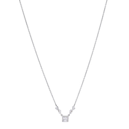Silver Necklace with Cubic Zirconia